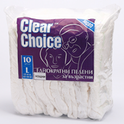 ПАМПЕРСИ  ЗА ВЪЗРАСТНИ  CLEAR CHOICE L  НОЩНИ Х 10