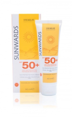 Синхролайн / Synchroline Sunwards Слънцезащитен крем за лице SPF50 50мл