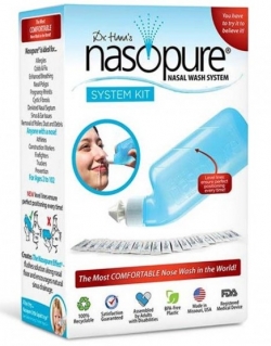 Назопюр / Nasopure Комплект за носни промивки за възрастни 236мл + 20 сашета