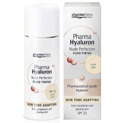 Фарма Хиалурон / Pharma Hyaluron Nude Perfection Тониращ Анти-Ейдж Флуид за Светла Кожа SPF20 50мл