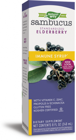 Самбукус / Sambucus Immune Сироп 240мл Nature’s Way
