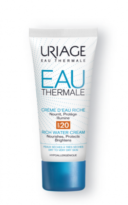 Уриаж / Uriage Eau Thermale Обагатен Термален Хидратиращ Крем SPF20 40мл