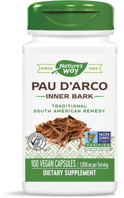 Мравчено дърво / Pau D`Arco Inner Bark капсули 545мг х 100 Natures Way