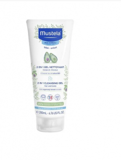 Мустела / Mustela 2в1 Гел-Шампоан за коса и тяло 200мл