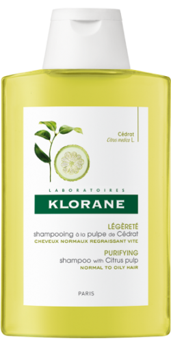 Клоран / Klorane Енергизиращ Шампоан Със Седра 400мл
