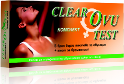 Clear Тест за овулация х 5 броя ленти + Тест за бременност