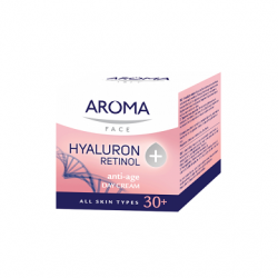 Арома / Aroma Hyaluron + Retinol Дневен крем против бръчки 30+ 50мл